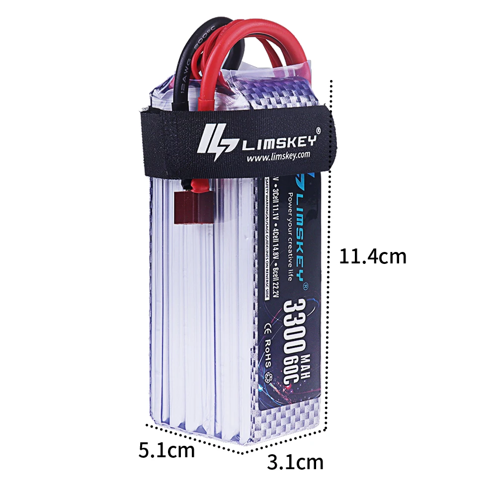 Nowa bateria Lipo 3300mAh 22.2 – Drone Racing Battery recenzja i cena