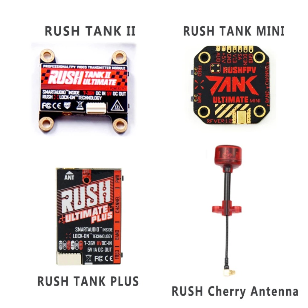RUSH TANK Ultimate II/Mini/PLU – Drone Racing Transmitter recenzja i cena