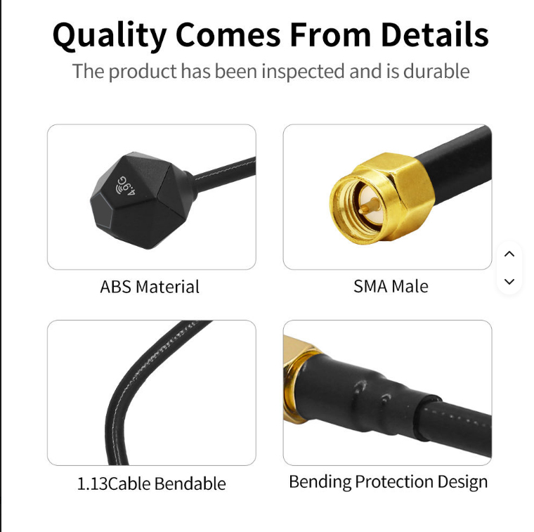 Antena 5.8GHz 3.5dBi LHCP RP S – Drone Racing Antenna recenzja i cena
